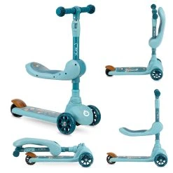 Momi Kiuru Blue 2-in-1 Step/Loopfiets HUBA00036 -BabyWereldNederland momi kiuru blue 2 in 1 step loopfiets huba00034 10