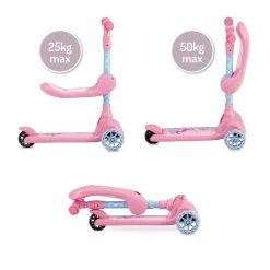 Momi Kiuru Pink 2-in-1 Step/Loopfiets HUBA00034 -BabyWereldNederland momi kiuru pink 2 in 1 step loopfiets huba00036 12