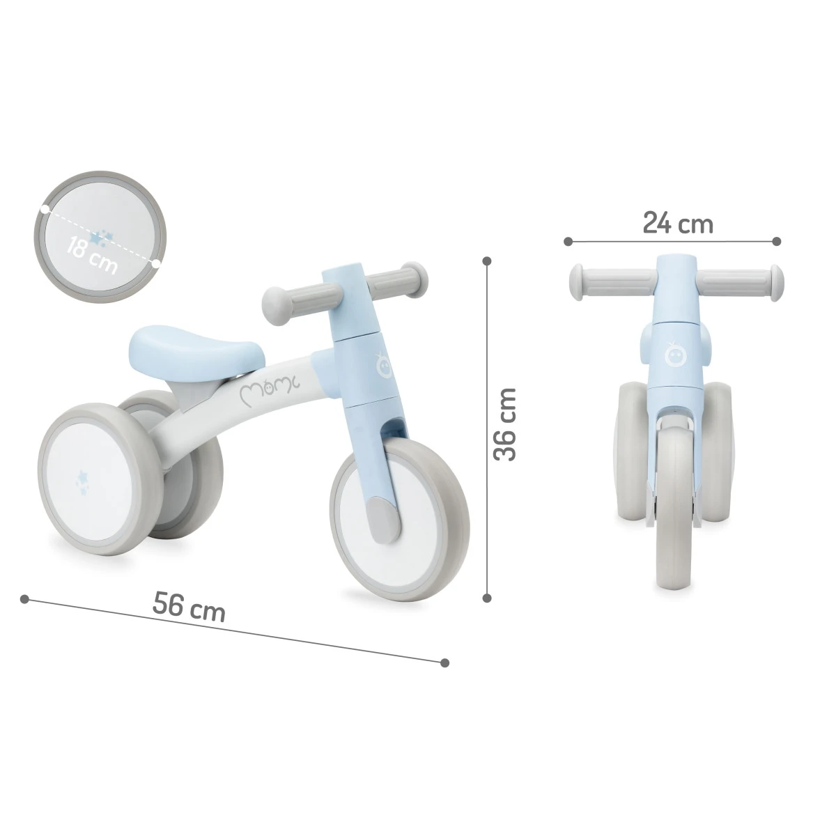Momi Tedi Light Blue Mini Bike Loopfiets ROBI00037 6 Momi Tedi Light Blue Mini Bike Loopfiets ROBI00037 - Afbeelding 6