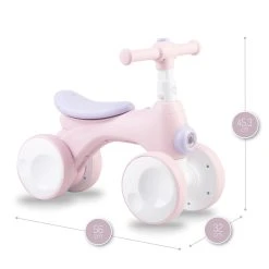 Momi Tobis Pink Ride-On Bubbles Loopfiets ROBI00042 -BabyWereldNederland momi tobis pink ride on bubbles loopfiets robi00042 10