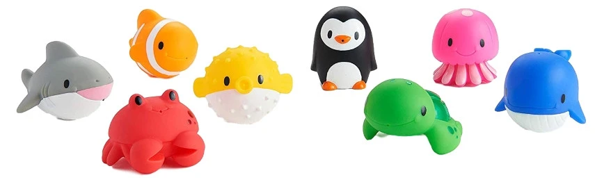 Munchkin Ocean Sea Squirts 8 Stuks Badspeeltjes 01233501 2 Munchkin Ocean Sea Squirts 8 Stuks Badspeeltjes 01233501 - Afbeelding 2