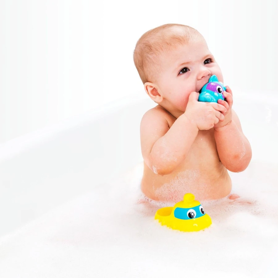 Playgro Rainy Raccoon Submarine Muzikaal Badspeeltje P4087629 5 Playgro Rainy Raccoon Submarine Muzikaal Badspeeltje P4087629 - Afbeelding 5