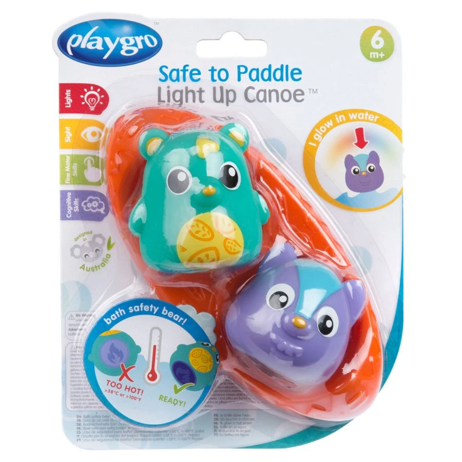 Playgro Safe To Paddle Light Up Canoe Badspeeltje P4087630 4 Playgro Safe To Paddle Light Up Canoe Badspeeltje P4087630 - Afbeelding 4