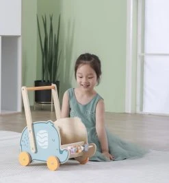 PolarB Olifant Houten Poppenwagentje 44031 -BabyWereldNederland polarb olifant houten poppenwagentje 44031 6