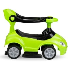 QKids Lolo Lime Green 2-in-1 Ride-on Loopauto QKIDS00007 -BabyWereldNederland qkids lolo lime green 2 in 1 ride on loopauto qkids00007 4