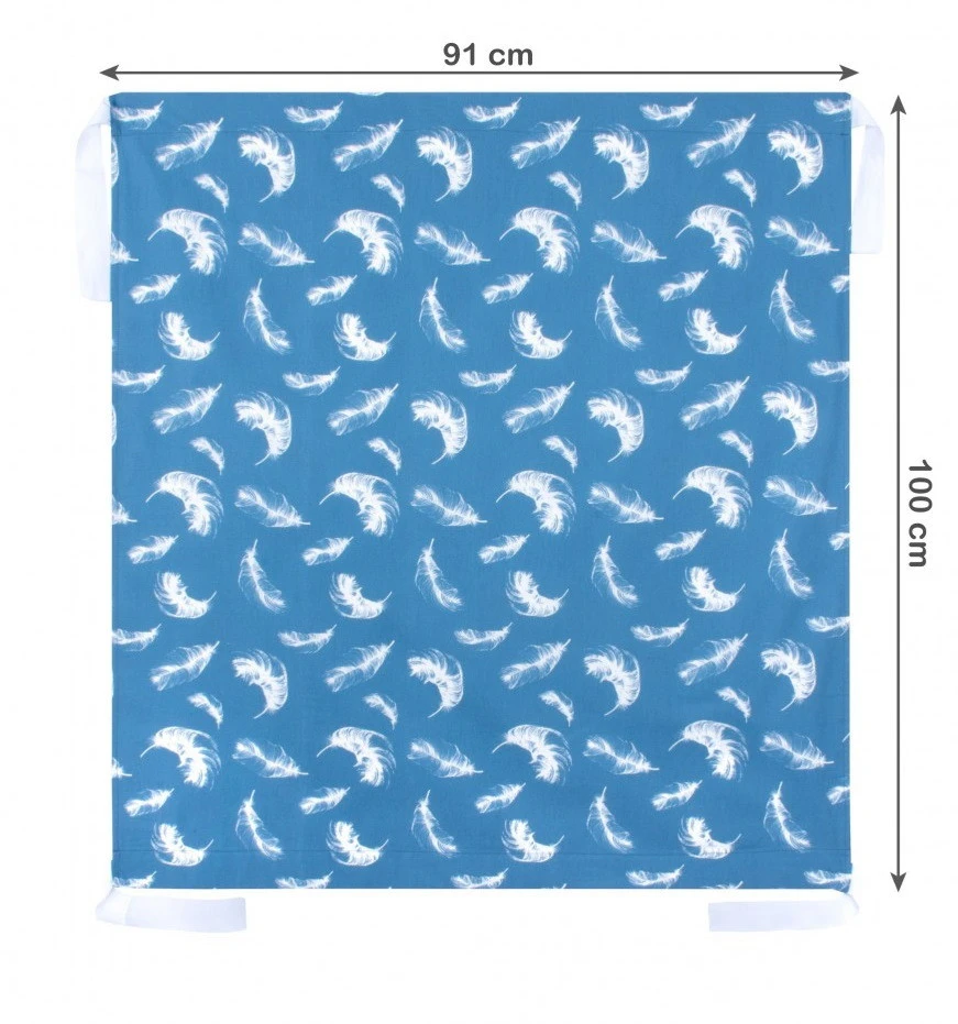 Sevibaby Blue Feathers Baby Hangmatje 576-91 3 Sevibaby Blue Feathers Baby Hangmatje 576-91 - Afbeelding 3