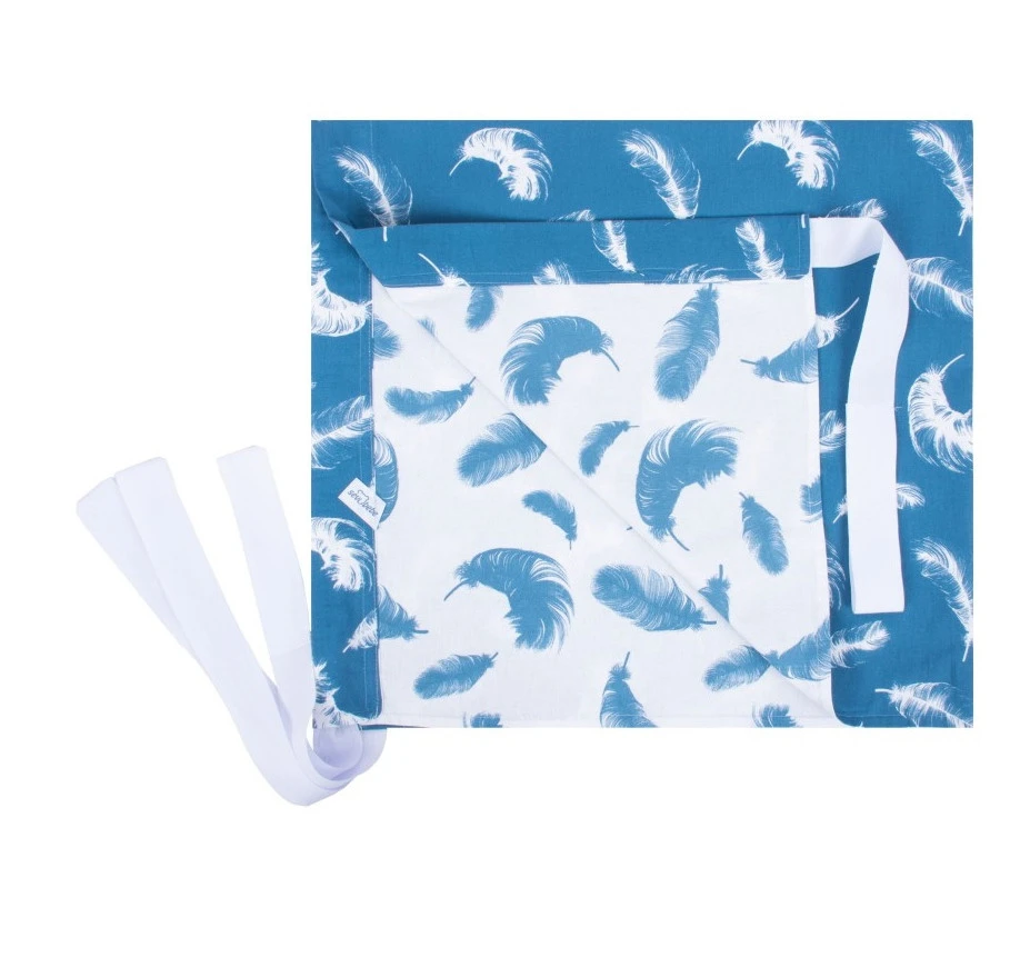 Sevibaby Blue Feathers Baby Hangmatje 576-91 2 Sevibaby Blue Feathers Baby Hangmatje 576-91 - Afbeelding 2