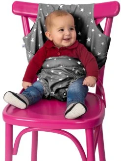 Sevibaby Grijs Textiel Travel Chair 152-13 -BabyWereldNederland sevibaby grijstextiel stoelverhoger 152 13 1