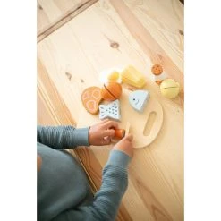 Tryco Houten Snijplank Met Speelgoed Eten TR-303025 8 Tryco Houten Snijplank Met Speelgoed Eten TR-303025 -BabyWereldNederland snijplank 1
