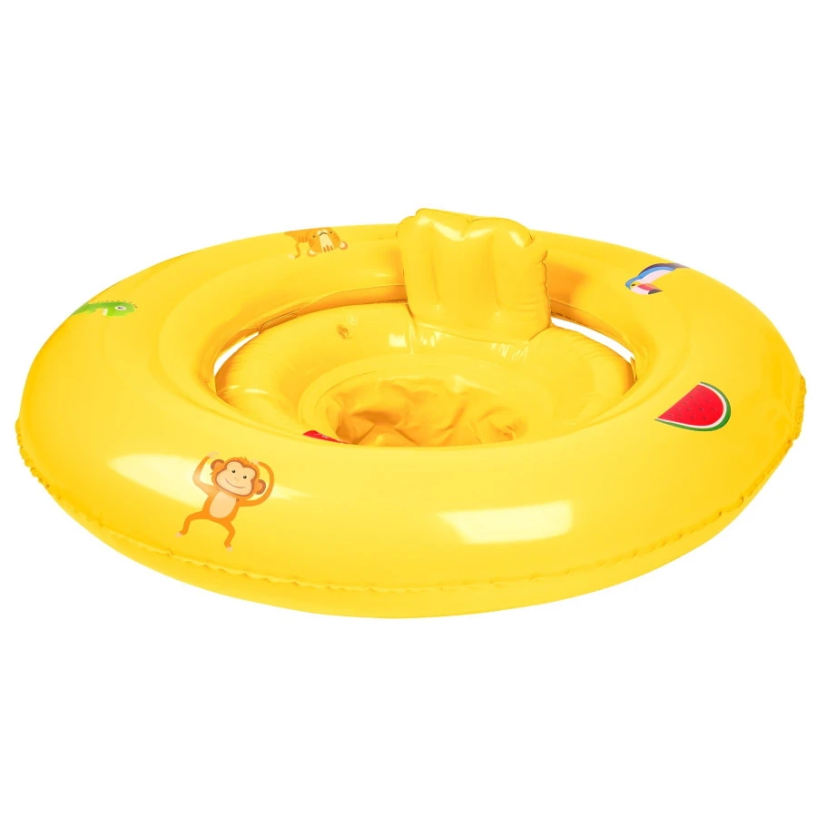 Swim Essentials Baby Float Geel 0-1 Jaar Zwemring 1 Swim Essentials Baby Float Geel 0-1 Jaar Zwemring