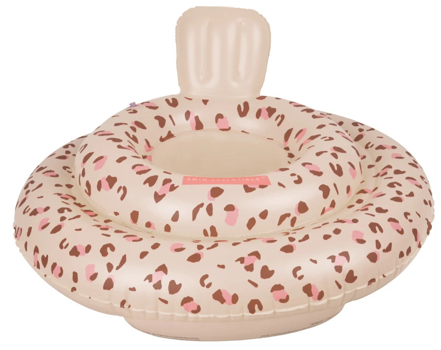 Swim Essentials Baby Float Oudroze Panter 0-1 Jaar Zwemring 2020SE459
