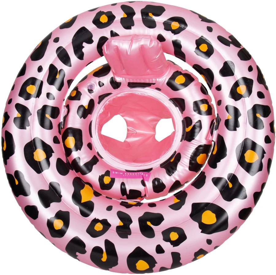 Swim Essentials Baby Float Roségoud Panter 0-1 Jaar Zwemring - Afbeelding 2