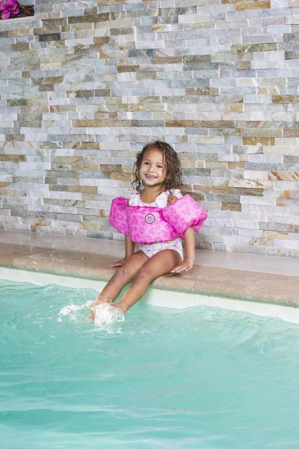 Swim Essentials Puddle Jumper Neon Roze Panter 2-6 Jaar Zwemvest 2 Swim Essentials Puddle Jumper Neon Roze Panter 2-6 Jaar Zwemvest - Afbeelding 2