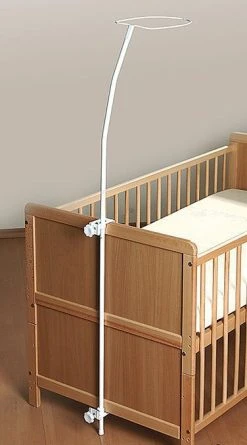 MamaLoes Amy Wit Piekstok & Sluierstandaard Met Klembevestiging 66763