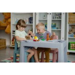Tega Baby Teggi Grey/Old Rose/Turquoise Multifun 3-in-1 Tafel Met Twee Stoeltjes TI-011-174 -BabyWereldNederland tega baby teggi turquoisenavygrey multifun 3 in 1 tafel 1