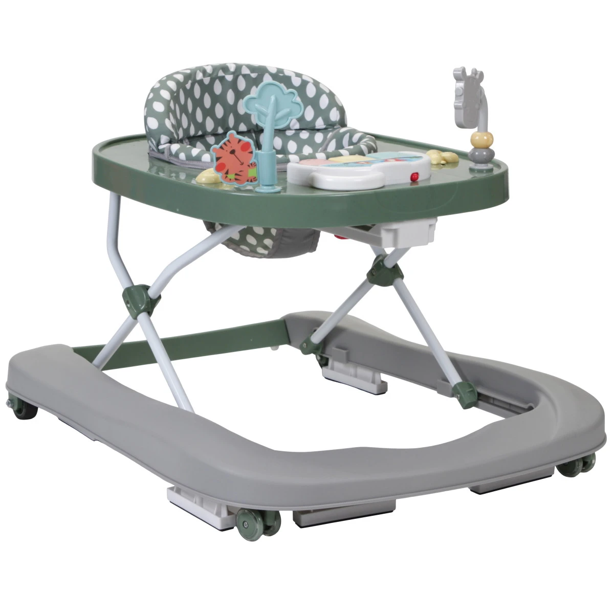 Topmark Lexi Green Dots Loopstoel T6070.GN0422 1 Topmark Lexi Green Dots Loopstoel T6070.GN0422