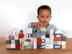 Tryco 50 Stuks Houten Blokken TR-353001 -BabyWereldNederland tr 353001 tryco wooden 50pcs blocks 01