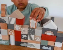 Tryco 50 Stuks Houten Blokken TR-353001 -BabyWereldNederland tr 353001 tryco wooden 50pcs blocks 07