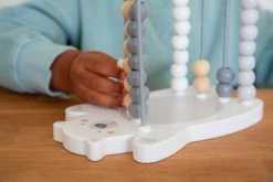 Tryco IJsbeer Houten Telraam TR-353002 -BabyWereldNederland tr 353002 tryco wooden polar bear abacus 01