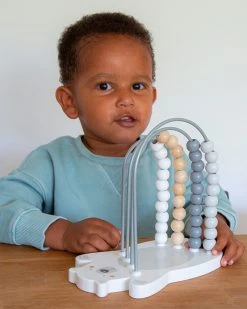 Tryco IJsbeer Houten Telraam TR-353002 -BabyWereldNederland tr 353002 tryco wooden polar bear abacus 05