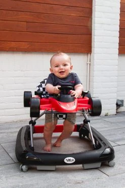 Tryco F1 Racer White 2-in-1 Loopstoel En Loopwagen TR-362701 -BabyWereldNederland tr 362702 03