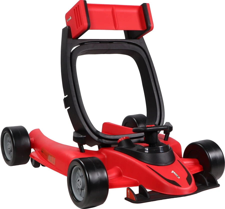 Tryco F1 Racer Red 2-in-1 Loopstoel En Loopwagen TR-362702 - Afbeelding 3