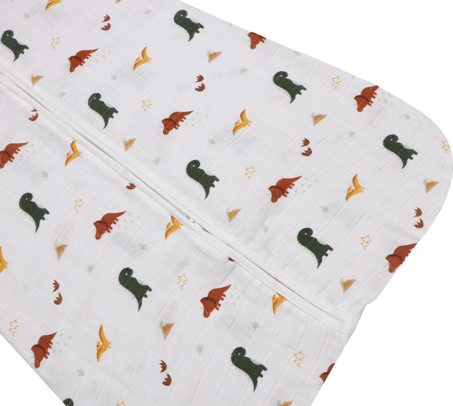 Blush & Blossom Dinosaurus 90 Cm Hydrofiel Slaapzak TR-BB443430 3 Blush & Blossom Dinosaurus 90 Cm Hydrofiel Slaapzak TR-BB443430 - Afbeelding 3