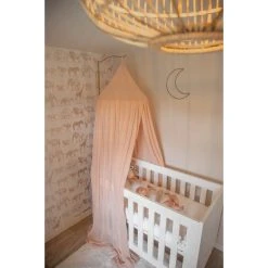 Tryco Goud Ovaal Sluierstandaard Met Voet TR-432104 -BabyWereldNederland tryco klamboe goud 01