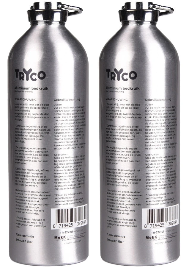 Tryco Aluminium Kruik 2-Pack TR-222101 1 Tryco Aluminium Kruik 2-Pack TR-222101
