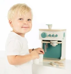 Label Label Groen Houten Espresso Machine LLWT-24869 -BabyWereldNederland vlabel label groen houten espresso machine llwt 24869 2
