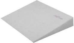 Zaffiro Grijs Velours Groot Hellend Vlak Kussen 60 X 37 X 7 Cm 20308