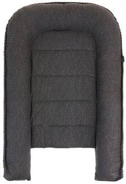 Zaffiro Graphite Leaves Babynest 0985 -BabyWereldNederland zaffiro graphite leaves babynest 0985 4