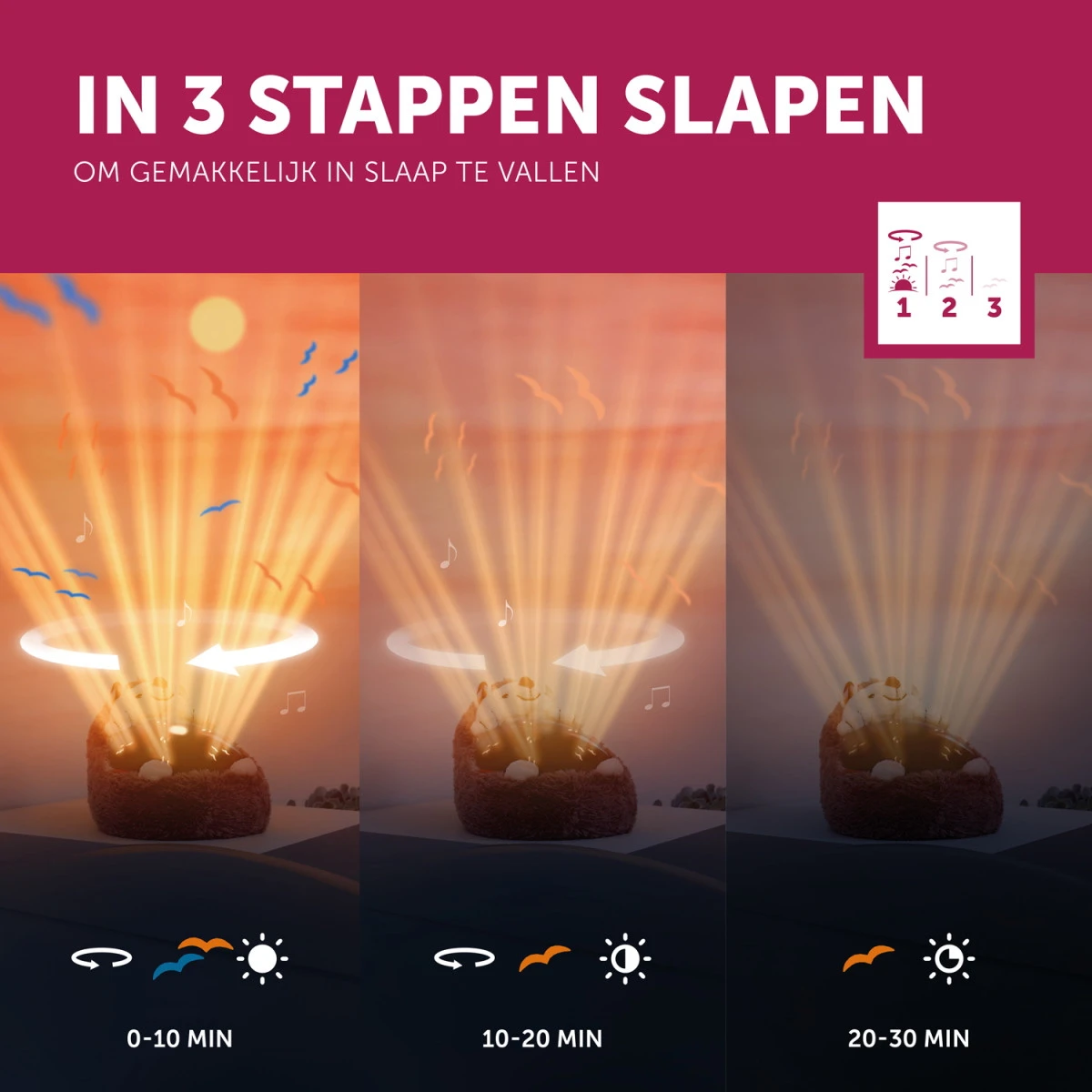 Zazu Henry De Egel Zonsondergang Projector ZA-HENRY-01- 7 Zazu Henry De Egel Zonsondergang Projector ZA-HENRY-01- - Afbeelding 7